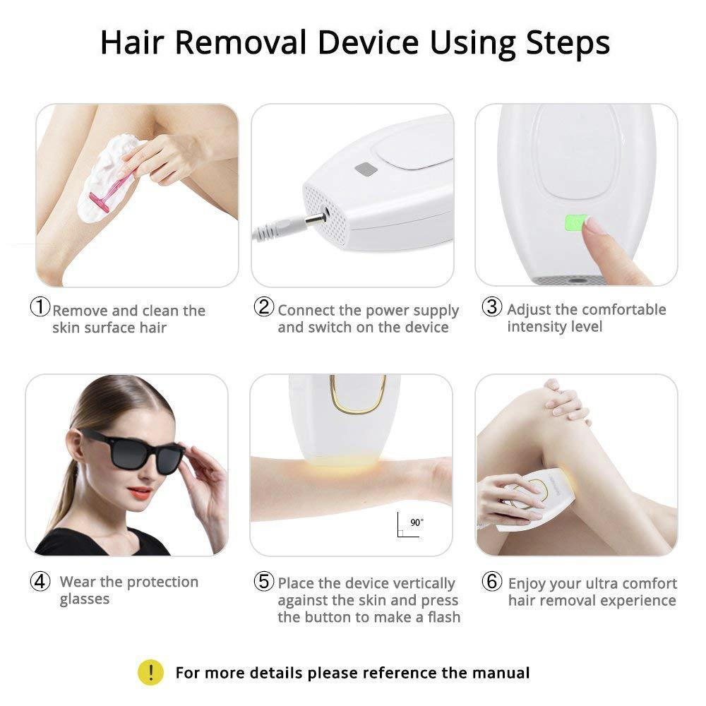 IPL laser hair remover Handset