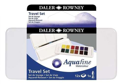 a Daler Rowney Aquafine watercolour box