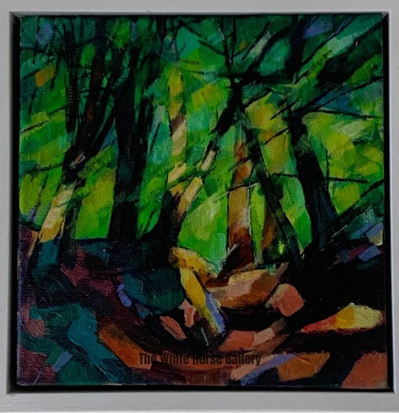 10 | Study from Puzzlewood (Acrylic on canvas) Stuart Roper - £190