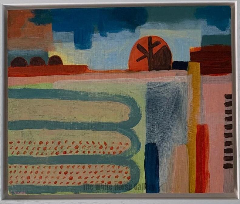 70 | The Song of Winter Finches (Acrylic on canvas board) Lindsay Viner - £230