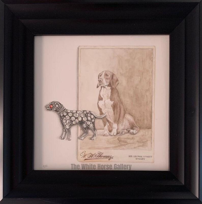 59 | Diamond Dogs (Gouache and pencil) Amanda Gosse - £220