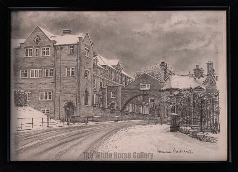 32 | College Snow Scene (Pencil) Veronica Mackinnon - £175 (SOLD)
