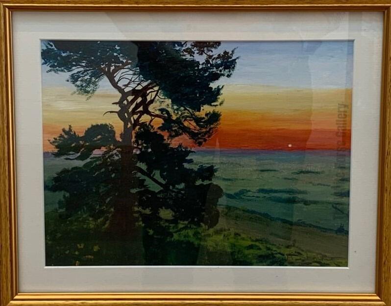 85 | Sunrise at Martinsell on Easter Day (Acrylic) Stephen M Skinner - £65