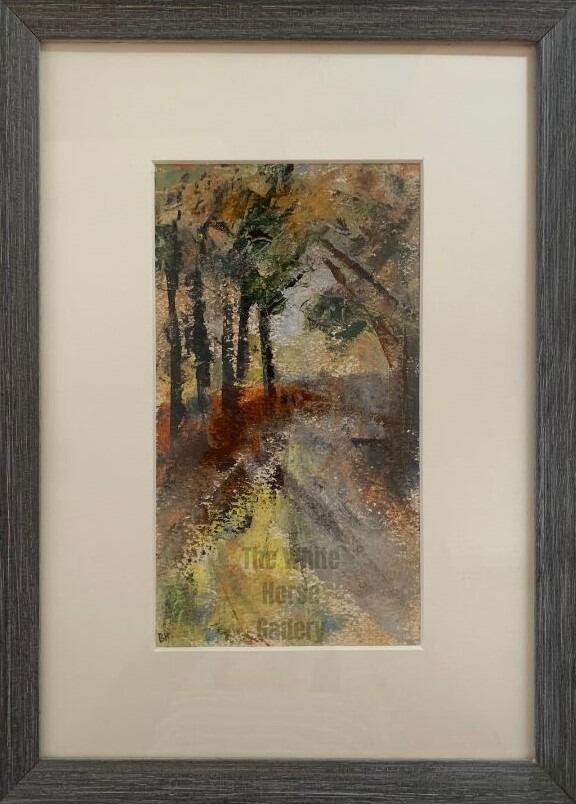37 | Pathway (Oil on Paper) Beverly Hughes - £200