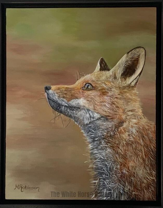 6 | Fox (Oil on panel) Michelle Robinson - £700