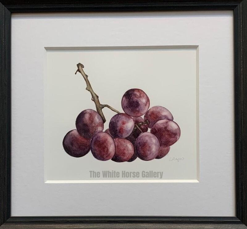 83 | Still Life Grapes Study (Watercolour) Louise Angus - £150