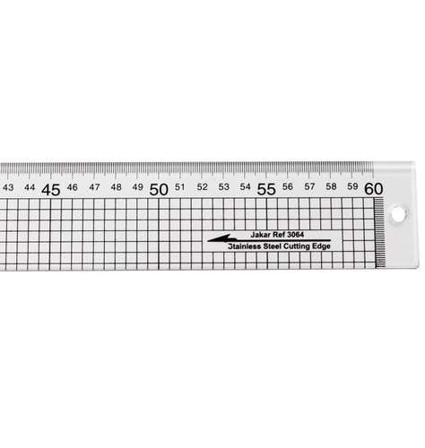 close up image of Jakar 60cm cutting ruler