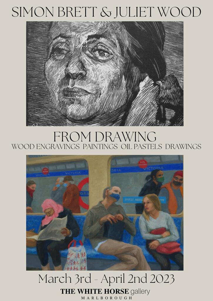 'From Drawing: Wood Engravings, Paintings, Oil Pastels, Drawings' - Simon Brett & Juliet Wood