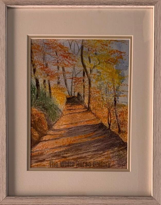 56 | Autumn Walk above Bagnoles de L'Orne (Watercolour) Marion Gordon - Finlayson - £110