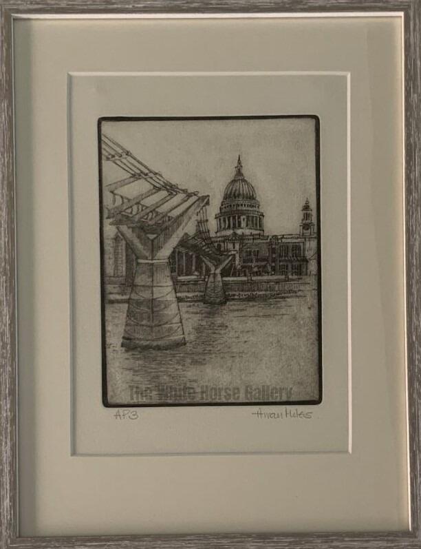 68 | Millenium Bridge (Soft ground etching) Arran Miles - £140 (SOLD)