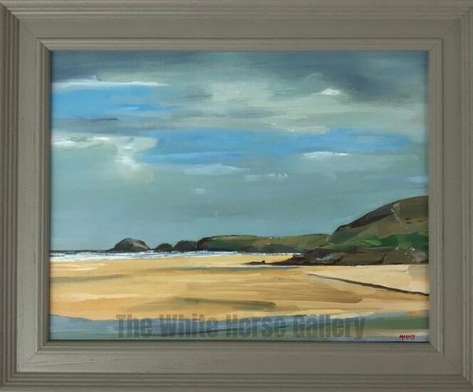 5 | Perranporth (Oil on panel) Sean Marsh - £125