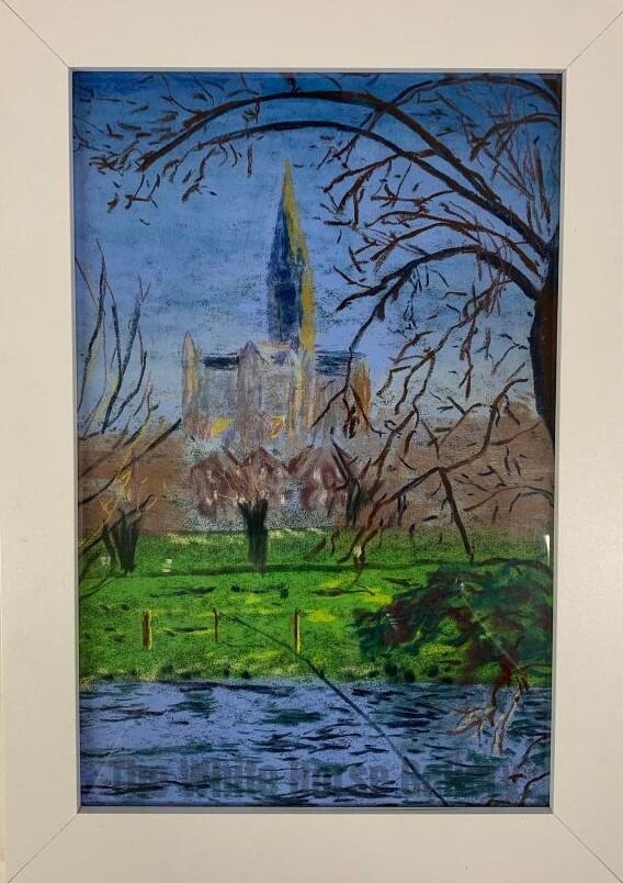 22 | View from Hanham - across the river (Pastel) Garry Bloomfield - £65