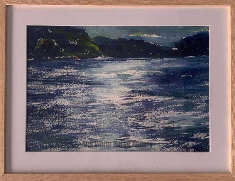 18 | Scottish Sunset (Gouache) Sarah Troughton - £125 (SOLD)