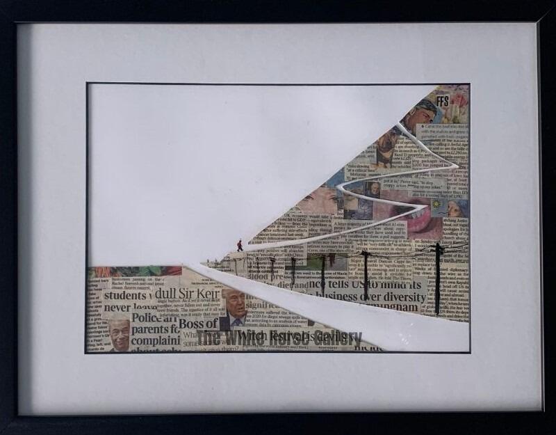 28 | It's all uphill from here (Collage) Mark Peskett - £95