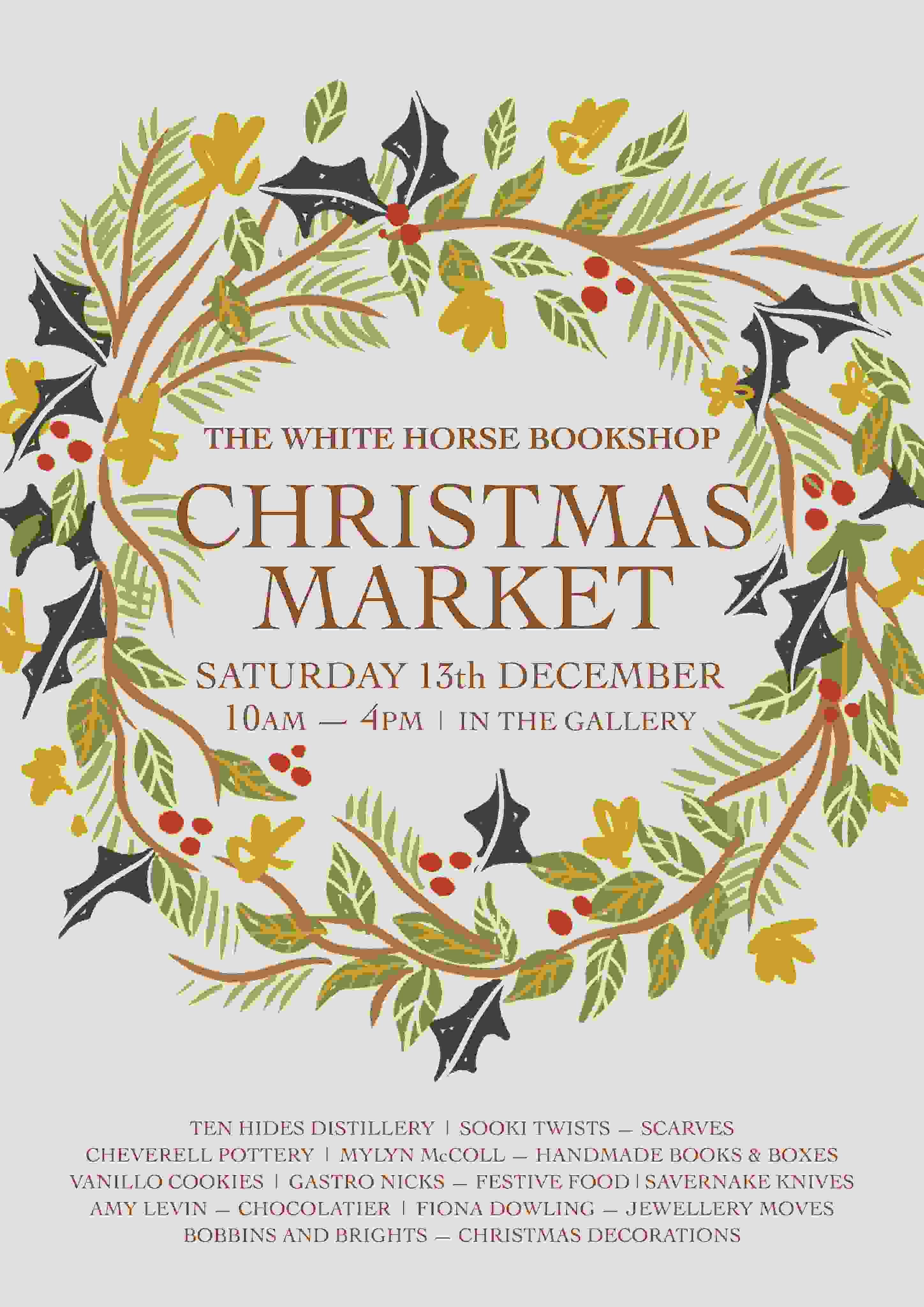 Christmas Market 2025 at The White Horse Bookshop