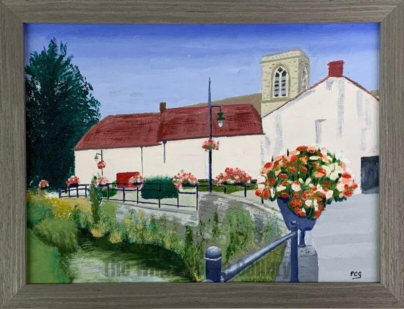 13 | Summer Flowers in Calne (Oil on canvas board) Peter Courtney-Green - £60