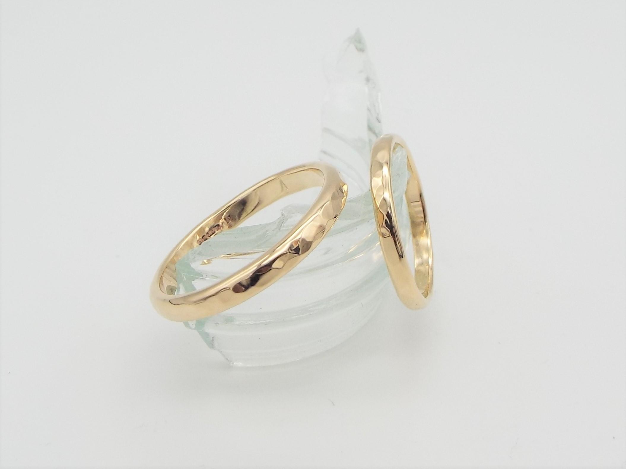 his and hers 9ct gold wedding rings