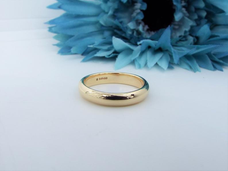 heavy weight gold wedding ring