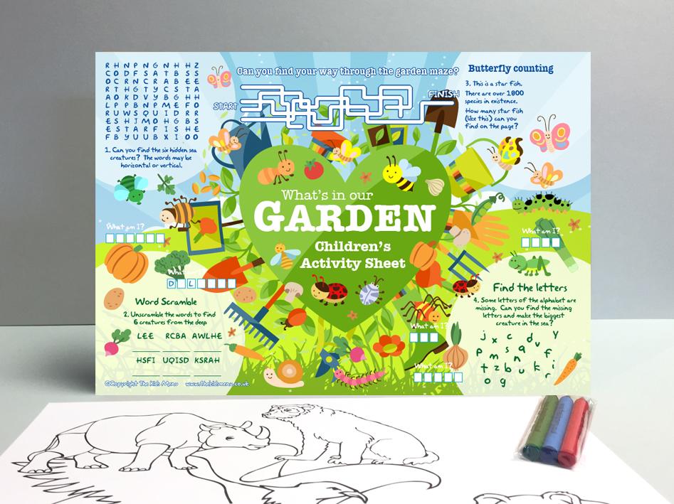 garden kids menu