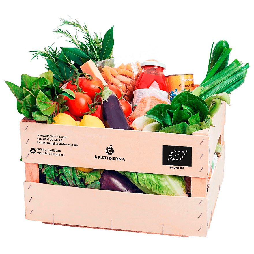 Årstiderna's Vegetarische Lebensmittelbox'