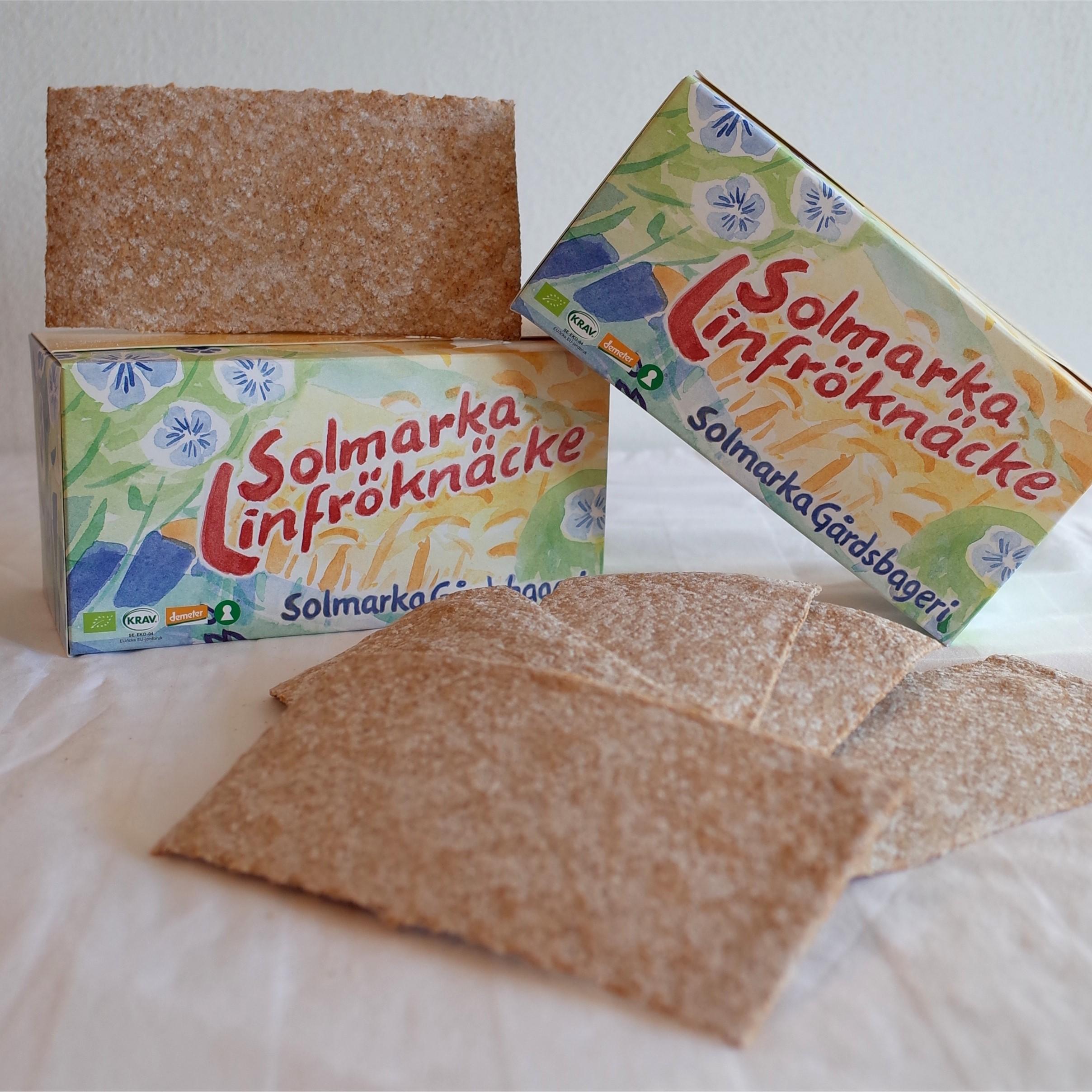 Solmarka Gårdsbageri's Flax Cracker Bread'