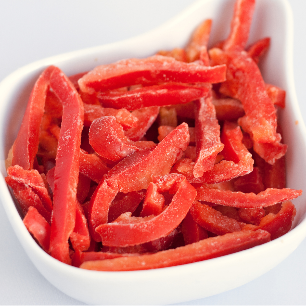 Red bell pepper shredded from Magnihill