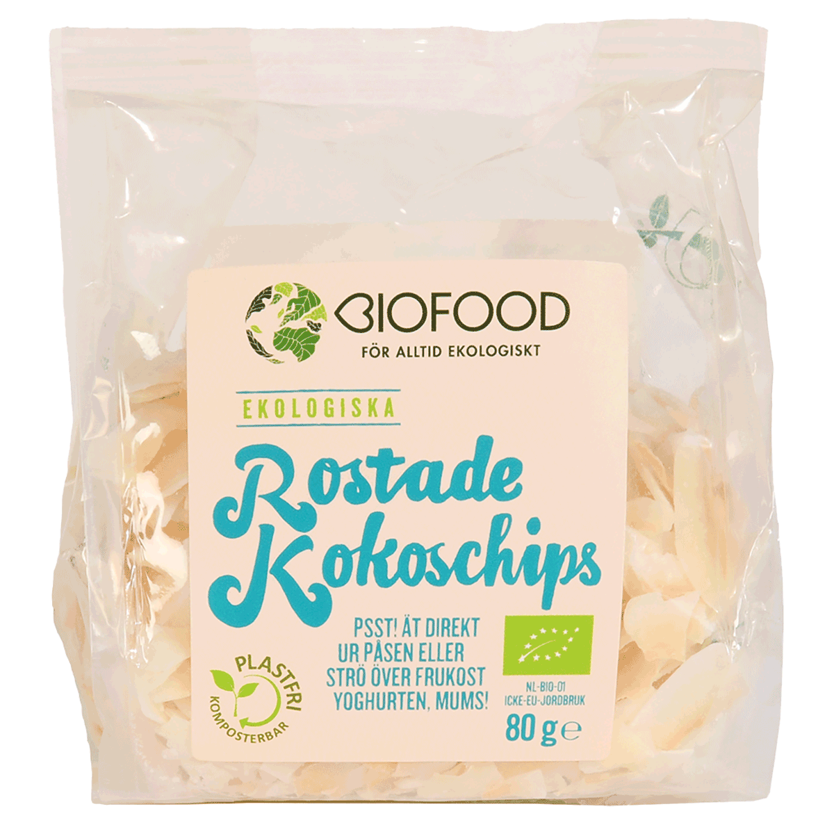 Coconut chips Roasted from Biofood