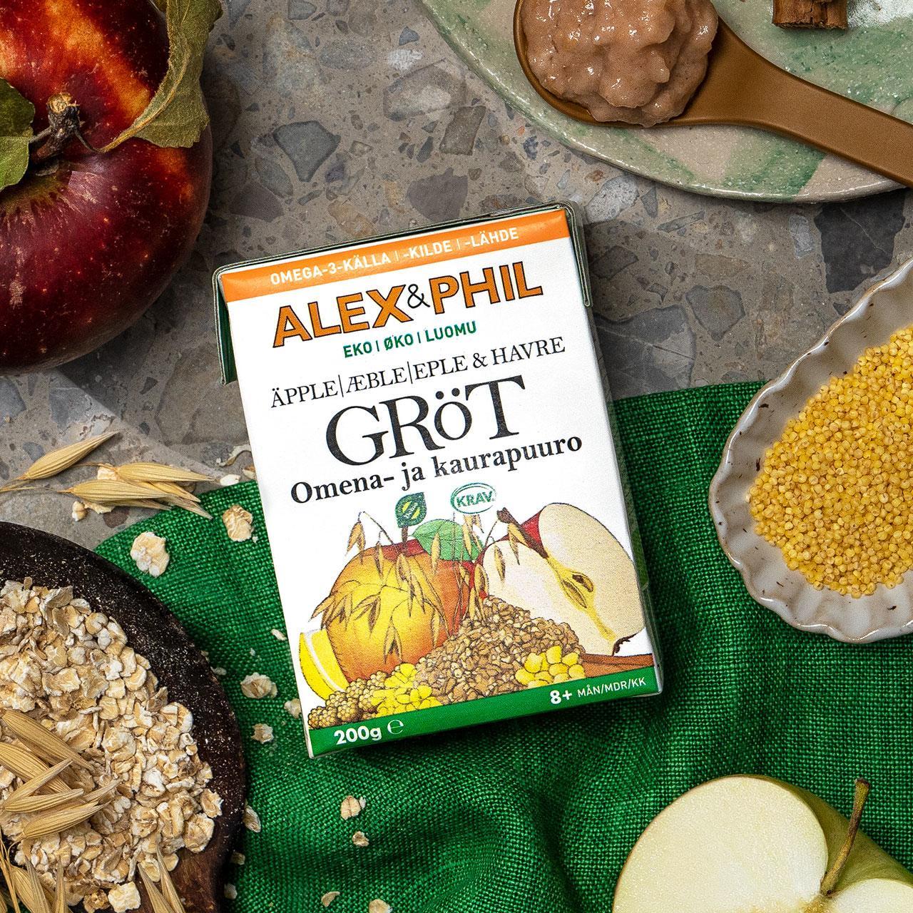 Alex&Phil's Apfel-Hafer-Porridge'