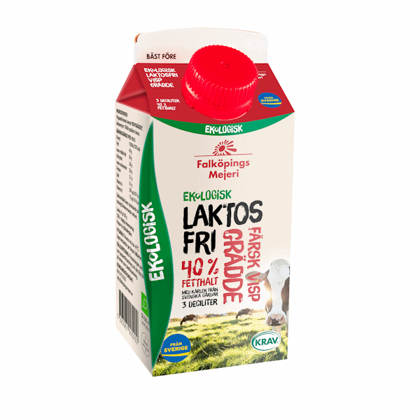 Falköpings Mejeri's Organic lactose-free whipping cream '