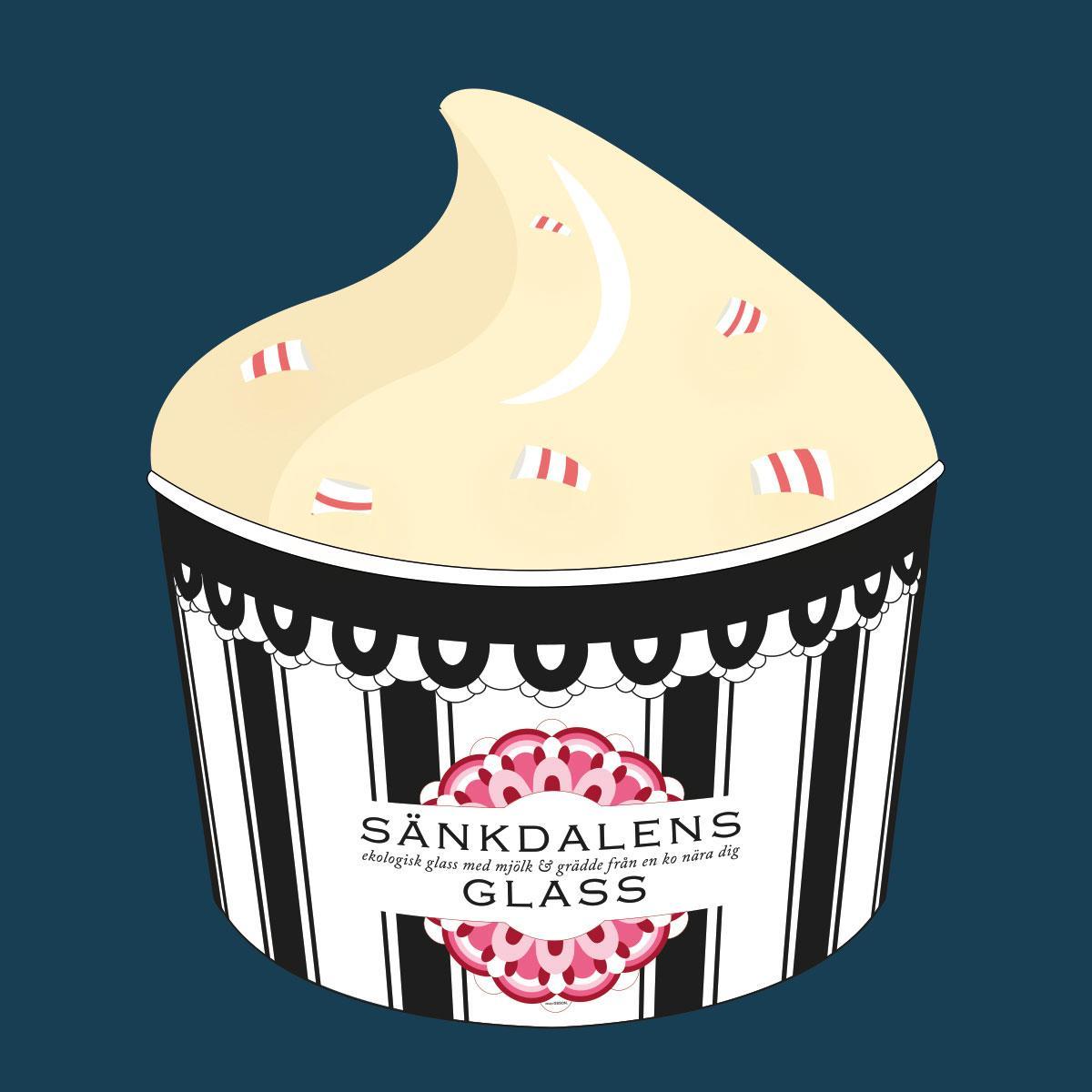 Polka ice cream Sänkdalens glass