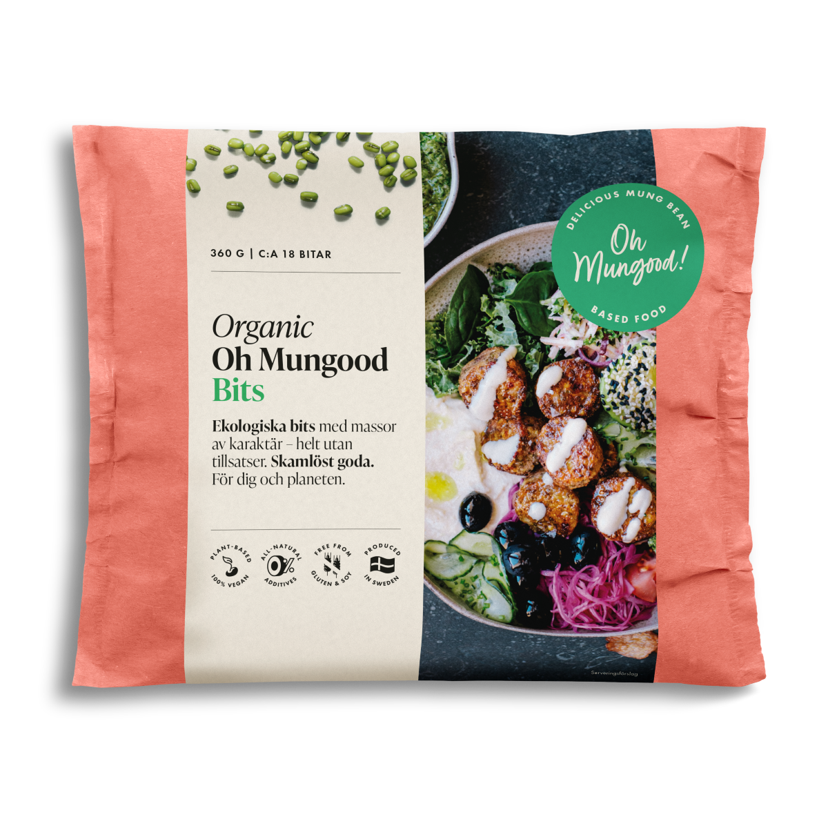 OMG Plantbased Food - Oh Mungood's Bio-Mungbohnenstücke'