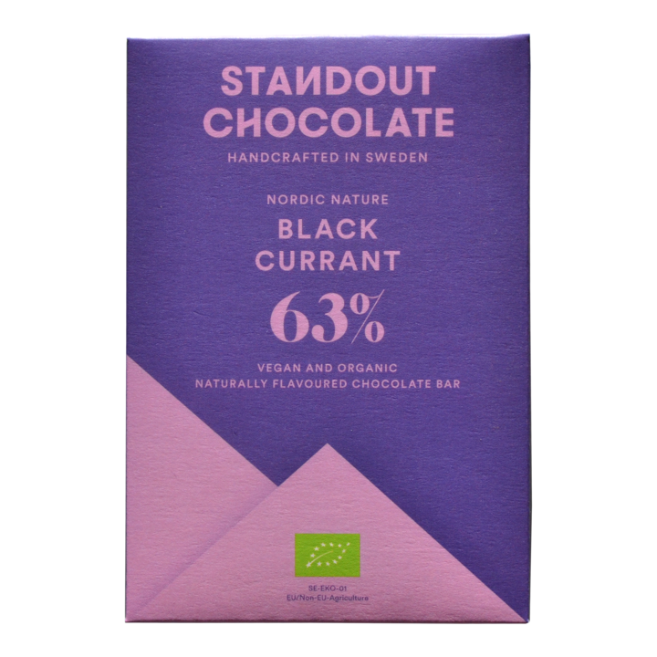 Standout Chocolate's Nordic Nature Svarta Vinbär 63%'
