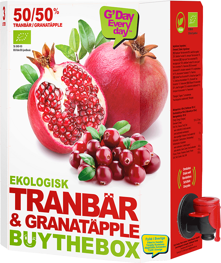 Buy the box's Tranbär & Granatäpple'