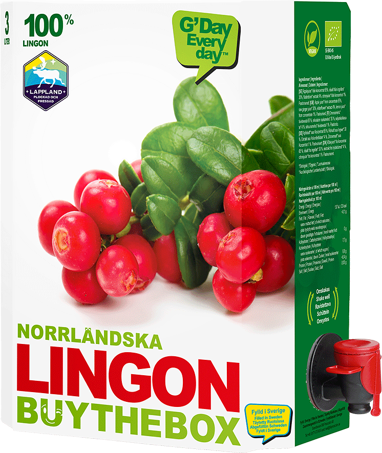Buy the box's Norrländska Lingon'