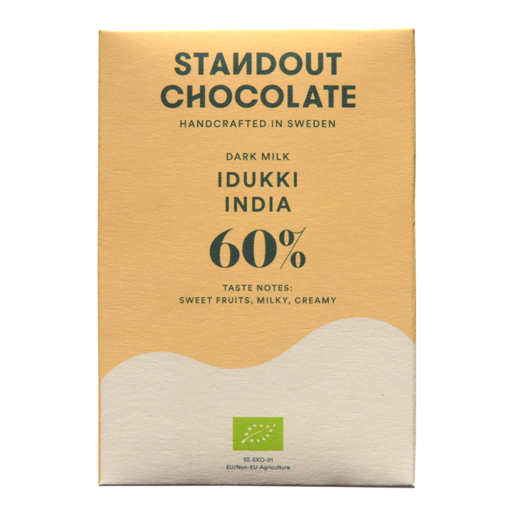 Standout Chocolate's Dark Milk India Idukki 60%'