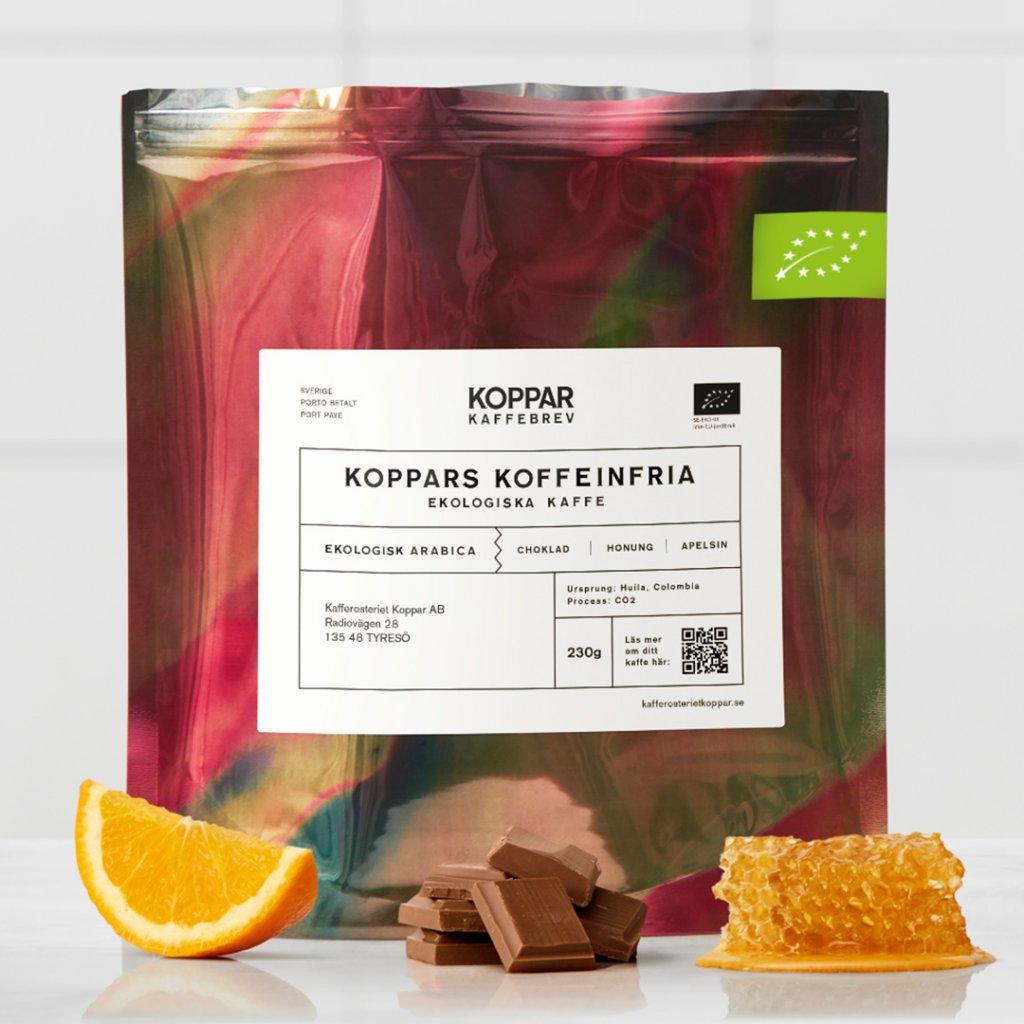 KOPPAR's Koppars Koffeinfria – ekologiska kaffebönor'