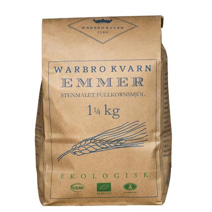 Warbro Kvarn's Bucket of wholemeal flour '