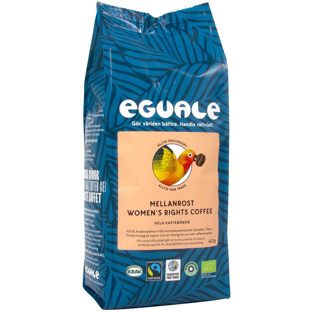 Eguale Women's Rights Coffee, Whole beans, medium roast