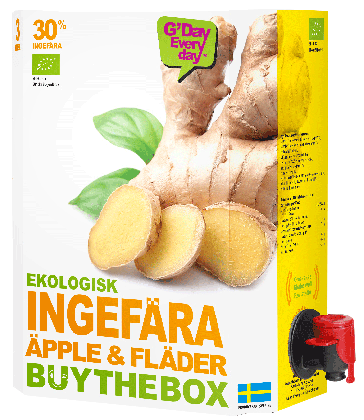 Buy the box's Ingefära, äpple & fläder'