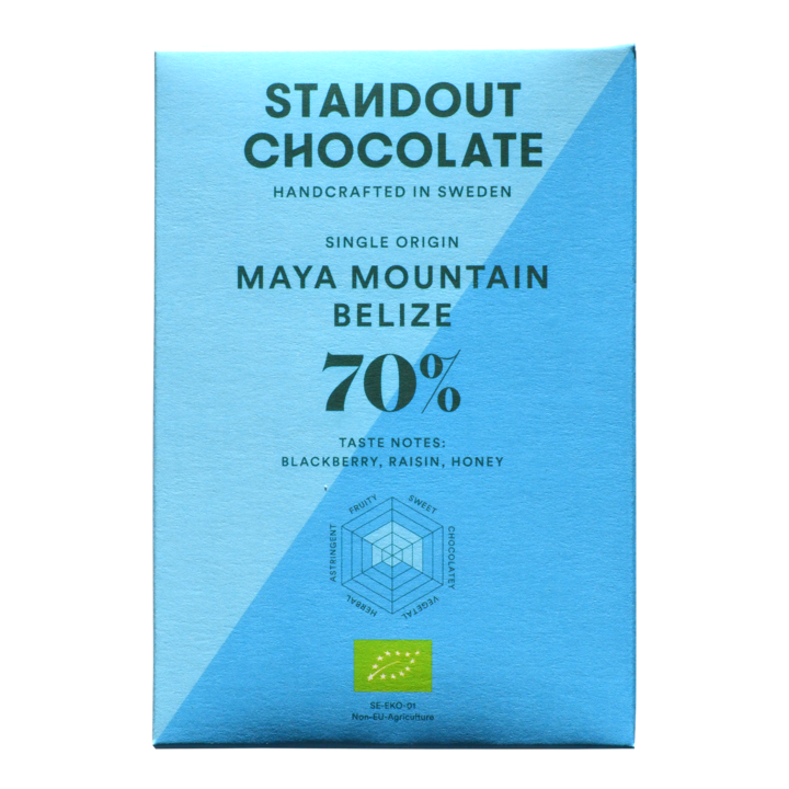 Standout Chocolate's Belize Maya Mountain 70%'