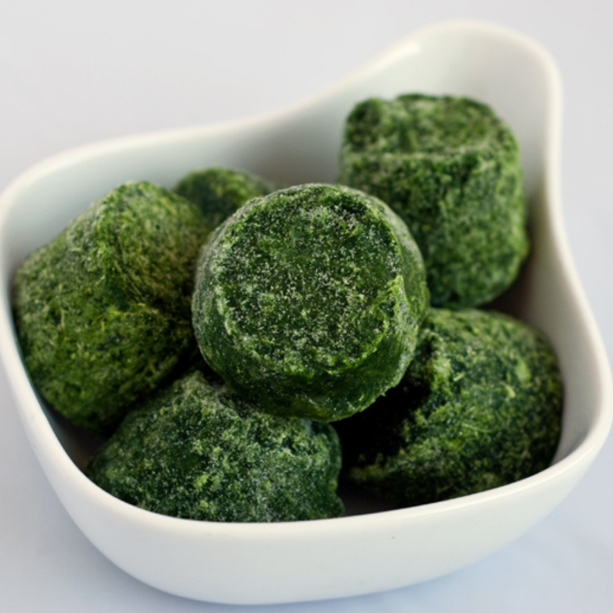 Spinach chopped portion