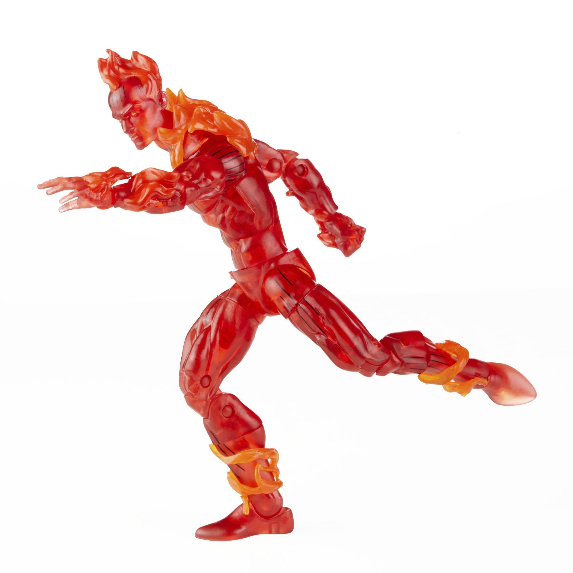 Marvel Universe Fantastic 4 F4 Human Torch Light Blue 3.75 Loose Action Figure 