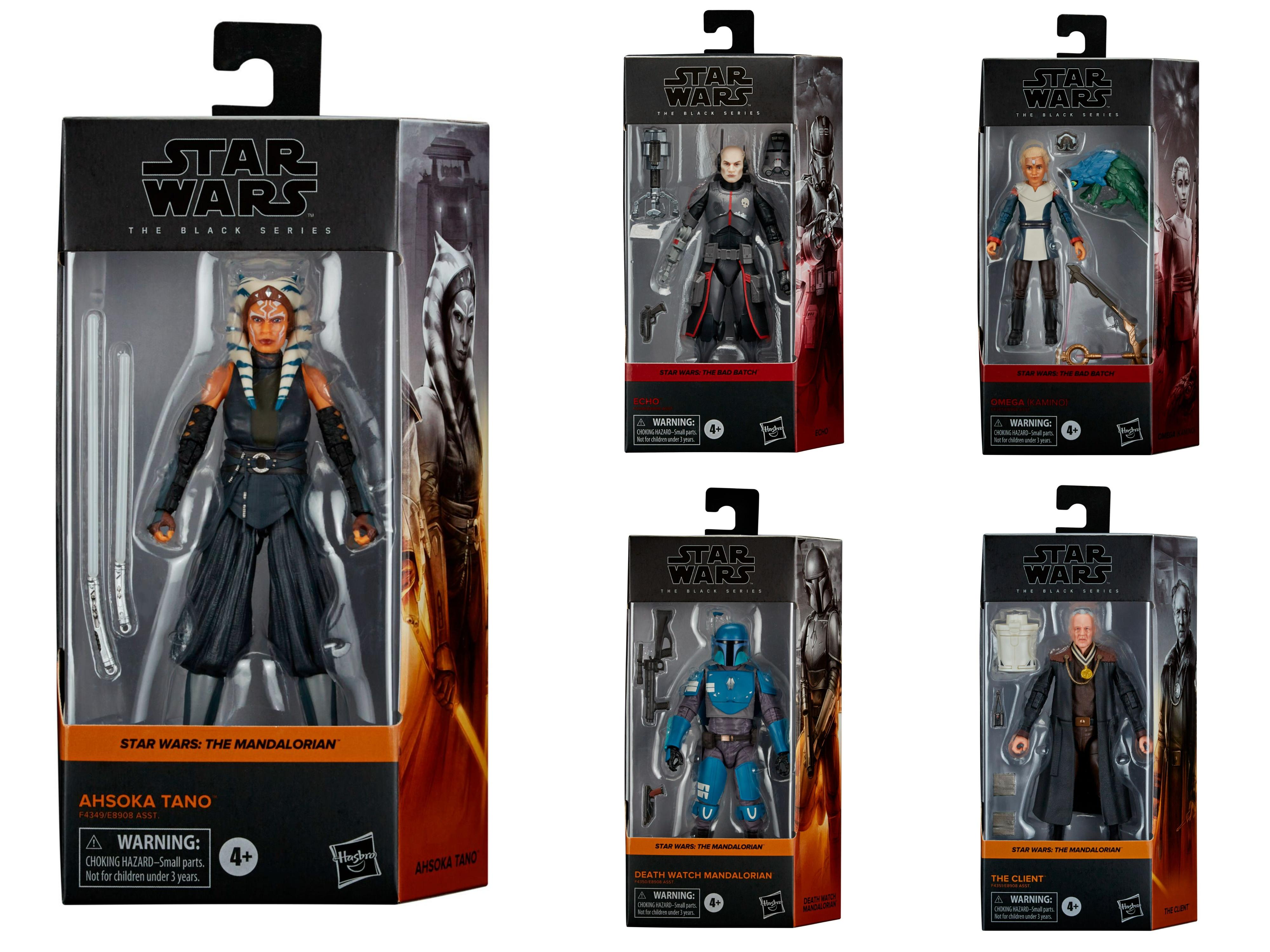 Free UK Postage Star Wars 6" BLACK SERIES Carded Boxed Figures 