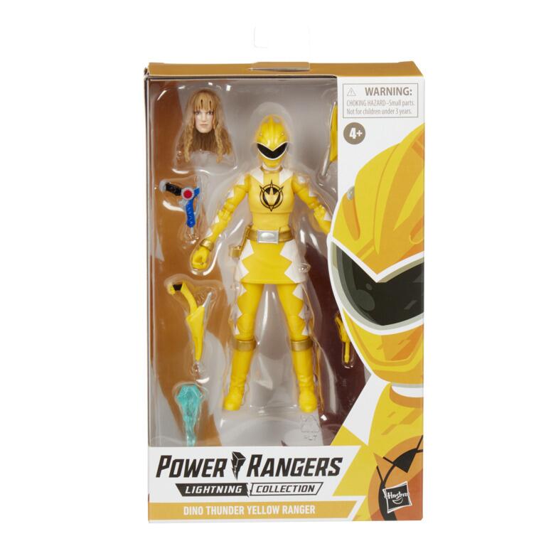 Power Rangers Lightning Collection 6 Inch Action Figure Dino Thunder Yellow Ranger