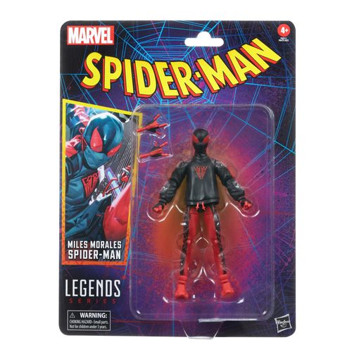 Marvel Legends 6 Inch Spider-Man Retro Action Figure Wave 3 - Miles Morales Spider-Man