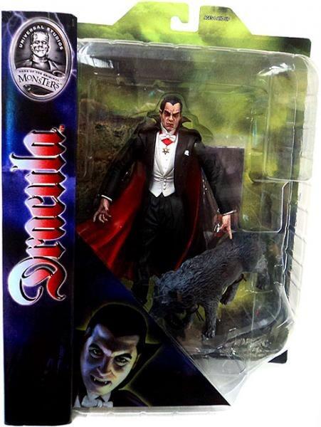 Universal Monsters Dracula Select Action Figure - Dracula with Dog ...