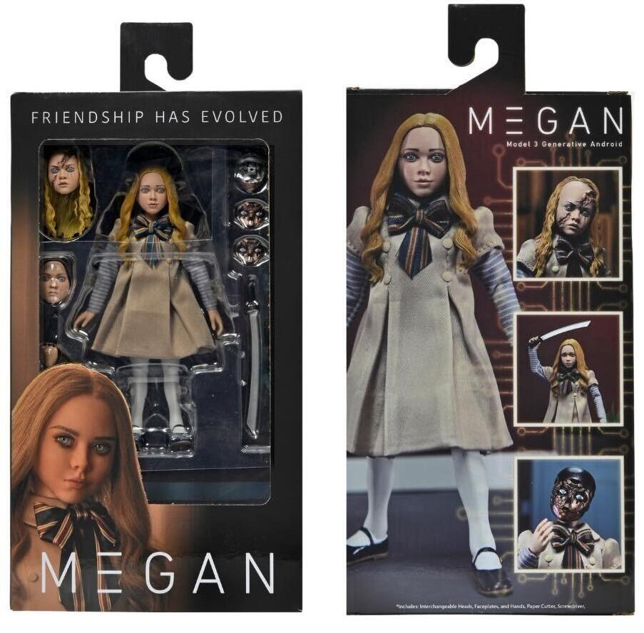 NECA Ultimate M3GAN Action Figure 17,8 Cm - Bambola Robot Con Accessori - Licenza Ufficiale