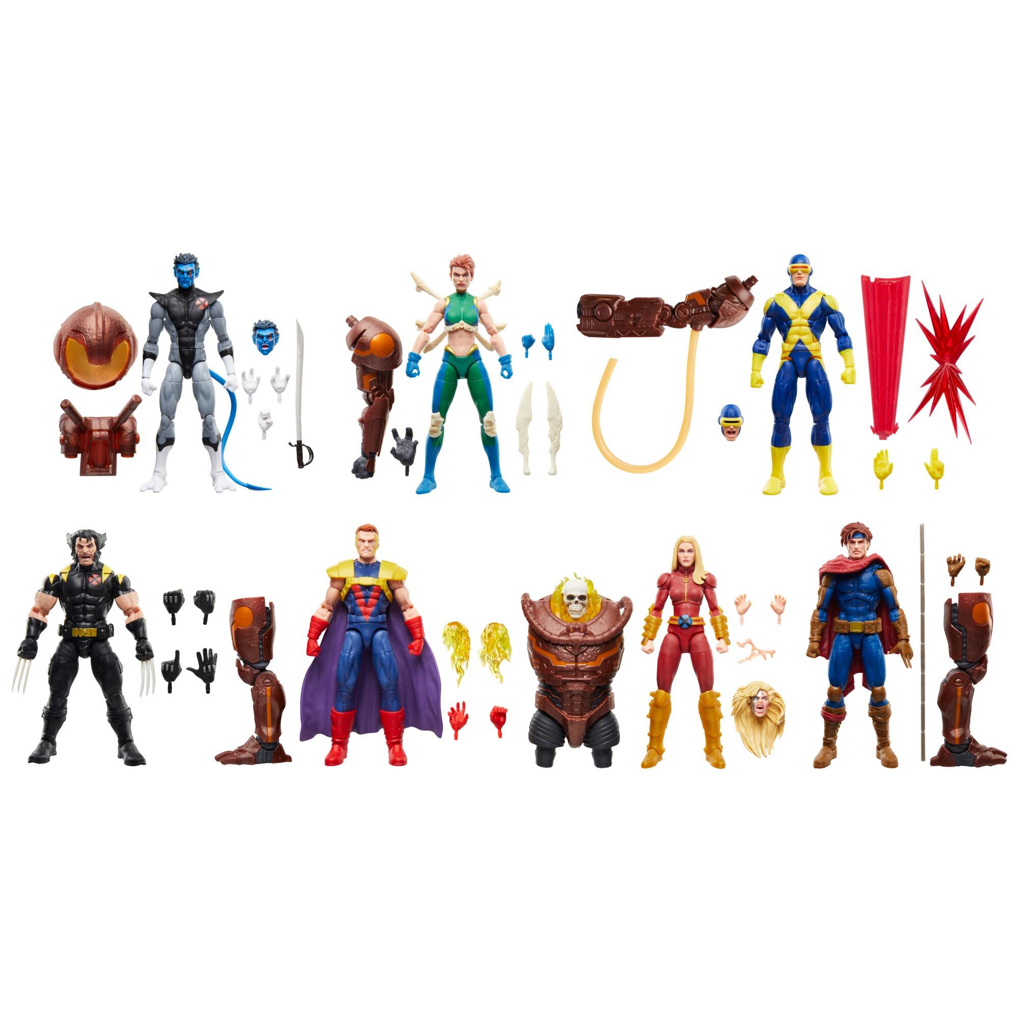 Marvel Legends X-Men 6 Inch Scale Action Figure - Set of 7 (BAF