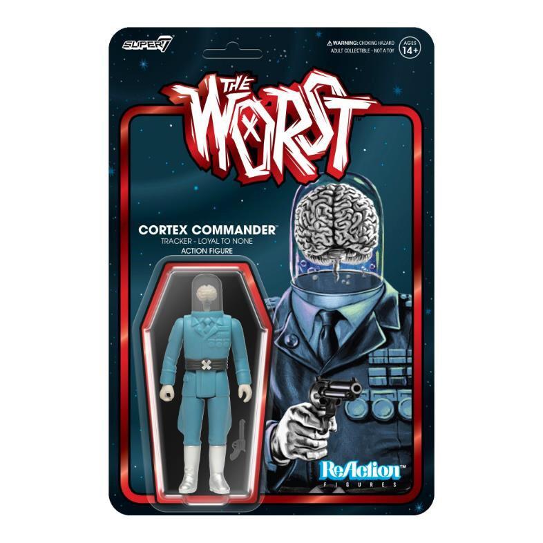 The Worst Reaction Action Figure Wave Scum Squad Cortex Commander - Main Image