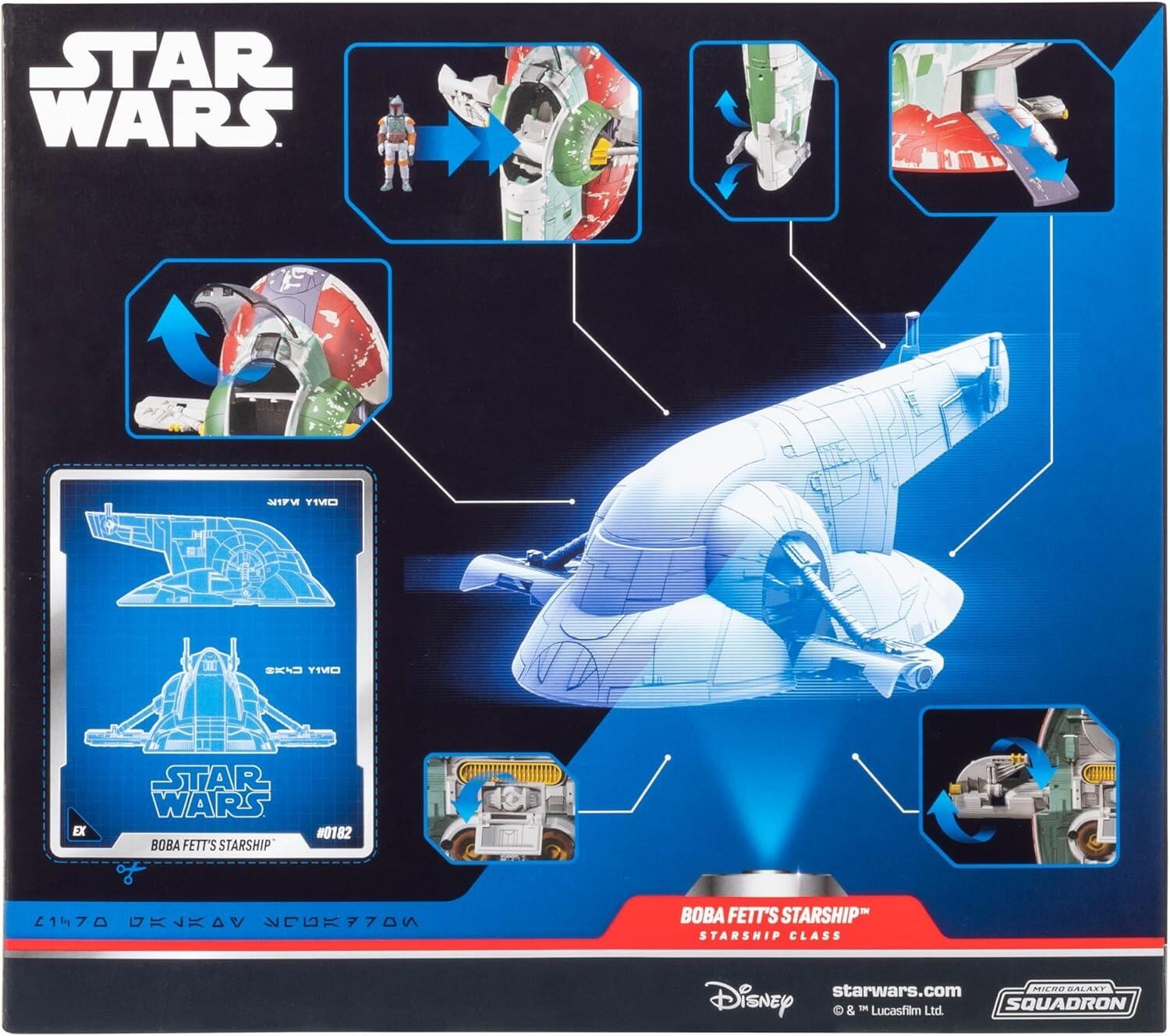 Star Wars Micro Galaxy Squadron 8 Inch Deluxe Vehicle - Boba